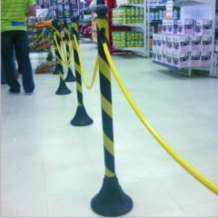 Barra de isolamento em material (pvc flexível) com ponteiras (ABS)
