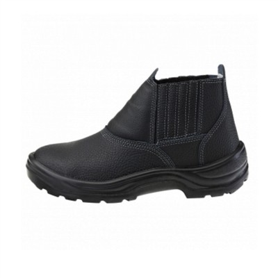 Bota de Segurança Elástica de Couro
